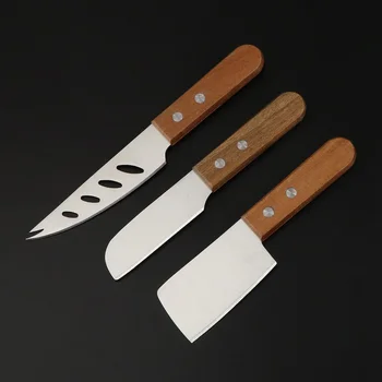 Набор ножей для сыра Jaswehome Сырные ножи для разделочной доски из нержавеющей стали с ручкой из нержавеющей стали для нарезки сыра