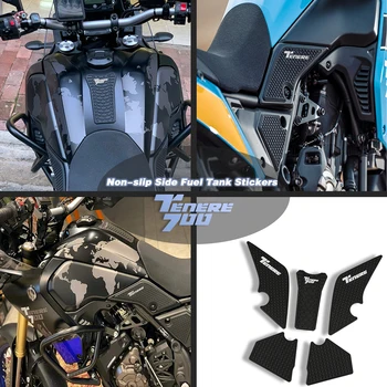 Наклейка на бак мотоцикла, 3D Резиновая накладка на бак для бензина, мазута, Защитная крышка, наклейки Для Yamaha Tenere 700 2019 2020 2021