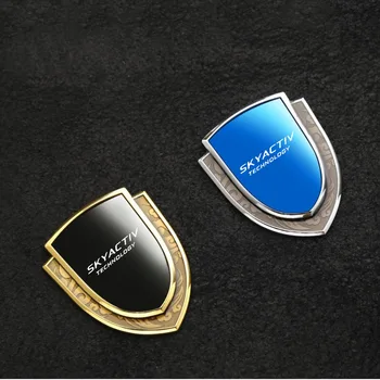 Наклейка с логотипом на боковой стороне кузова Автомобиля, щит для укладки автомобиля, эмблема, значок, наклейка на окно автомобиля для автомобильных аксессуаров SKYACTIV