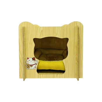 Новая дизайнерская прекрасная кровать для домашних животных, деревянное гнездо для домашних животных, современная мебель для домашних животных, Подходящая для маленьких домашних собак И кошек