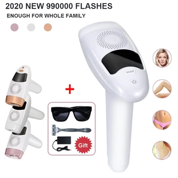 Новейшая 990000 Вспышка Профессиональная Перманентная IPL Лазерная эпиляция волос, Электрический Фотоэпилятор, Женская безболезненная машина для удаления волос