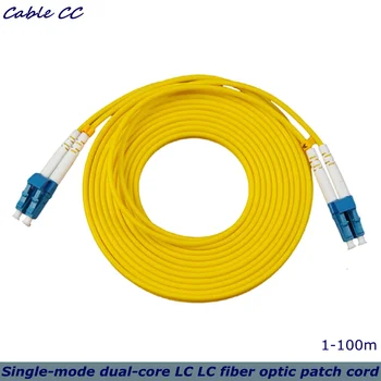 Одинарные и двойные оптоволоконные патч-корды LC-LC для промышленных сетей SM Duplex Single-mode Fiber 1m 10m 50m 100m