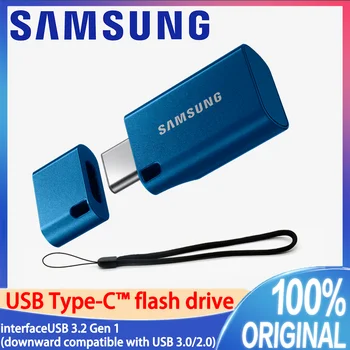 Оригинальный USB-накопитель Samsung type-C 64 ГБ Скорость чтения до 300 Мб/с. Мини-флешка 256 ГБ 128 ГБ USB 3.1 Memory U Disk Флеш-накопитель
