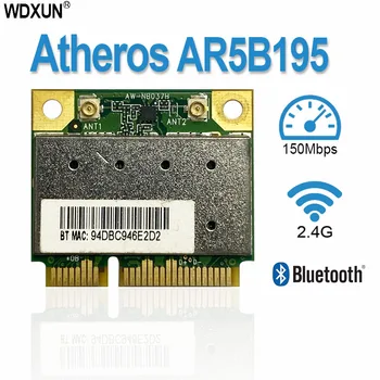 Половина МИНИ PCI-E Atheros AR5B195 WiFi для AzureWave A 150 Мбит /с + сетевая карта Buletooth 3.0