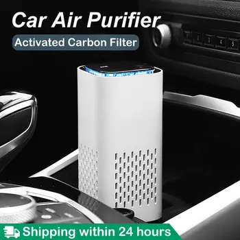 Портативный Автомобильный Настольный Очиститель воздуха с отрицательными Ионами USB С Низким Уровнем Шума Мини Домашний Автомобильный Воздухоочиститель Удаляет Запах формальдегида PM2.5 Пыльцы