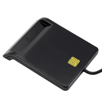 Портативный интеллектуальный Считыватель карт USB 2.0 DN ATM CAC IC ID Bank SIM Card Reader