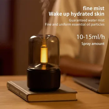 Портативный Мини-Аромадиффузор USB, Увлажнитель воздуха, 120 мл Эфирного масла, ночник, Распылитель холодного Тумана для дома, спальни, офиса