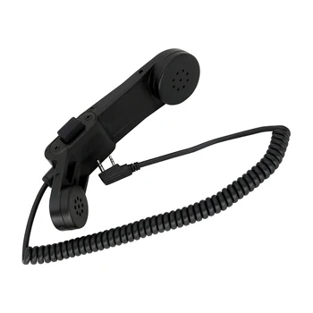 Ручной микрофон микрофон Kenwood plug 2-контактный H250 PTT, используемый для подключения тактической гарнитуры walkie-talkie BK