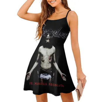 Сексуальное женское платье с ремешками EXTREMODURO (5) Женское платье на бретелях с графическим рисунком, Крутые Клубы, Саркастичный