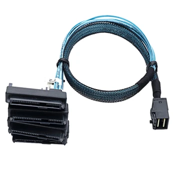 Серверный кабель Mini SAS SFF-8643-4X29Pin SFF-8482 для жесткого диска 3,33TF/1 М