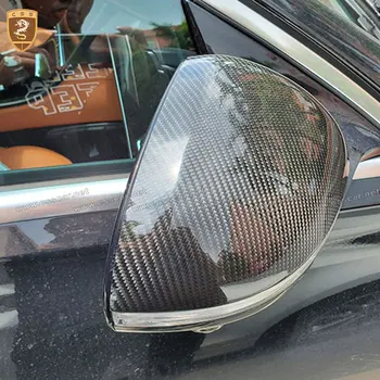 Сменный Стиль Сухой Крышки Зеркала Из Углеродного Волокна Для Mercedes Benz S Class W233 Ремонт Корпуса автомобильного Зеркала в Стиле MSY Для Укладки 001099
