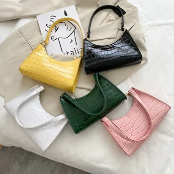 Сумки для женщин 2023, Повседневная женская сумка-тоут в стиле ретро, Модная изысканная сумка для покупок, сумки на цепочке из искусственной кожи
