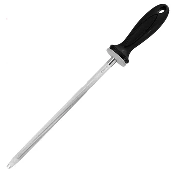 Точилка для кухонных ножей марки Liang Da, заточной стержень, керамическая система заточки ножей, 10-дюймовая заточная сталь, хонинговальная сталь