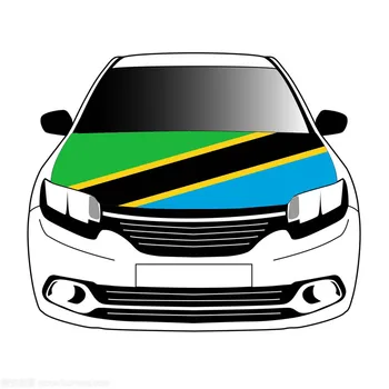 Флаги Танзании, флаги на капоте автомобиля, 3,3x5 футов/5x7ft, 100% полиэстер, баннер на капоте автомобиля