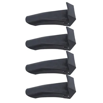 Черный 1 комплект (4 шт) резинового чехла для защиты шин от защелки Автозамена Аксессуаров Инструменты для шин