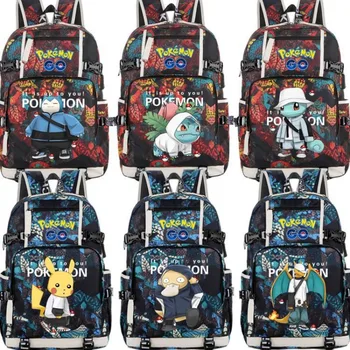 Школьная сумка Pokémon Tide Pack Jenny Turtle Super Dream Charizard Пикачу Аниме Мужской и Женский Студенческий Рюкзак Рюкзак