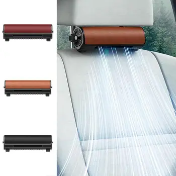 Электрический автомобильный вентилятор мощная бесшумная вентиляция с питанием от USB для автоматического вентилирования и регулируемого зажима для сиденья с легкими автомобильными аксессуарами
