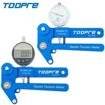 Электронный измеритель натяжения велосипеда TOOPRE MTB, проверка спиц колеса горного шоссейного велосипеда, Высокоточный индикатор, точный стабильный