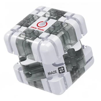 Этастра Трехмерный Лабиринт Куб 3x3x3 Странной Формы Волшебная Извилистая Головоломка Пластиковая Детская Игрушка Для Взрослых Сложный Интеллект